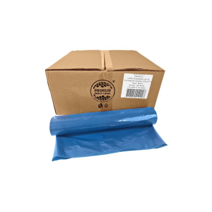 Afvalzak Blauw 65/20x125cm T70 LDPE Doos 10x10 zakken