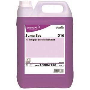 Suma Bac D10 Reinigings- en Desinfectiemiddel Can 5L