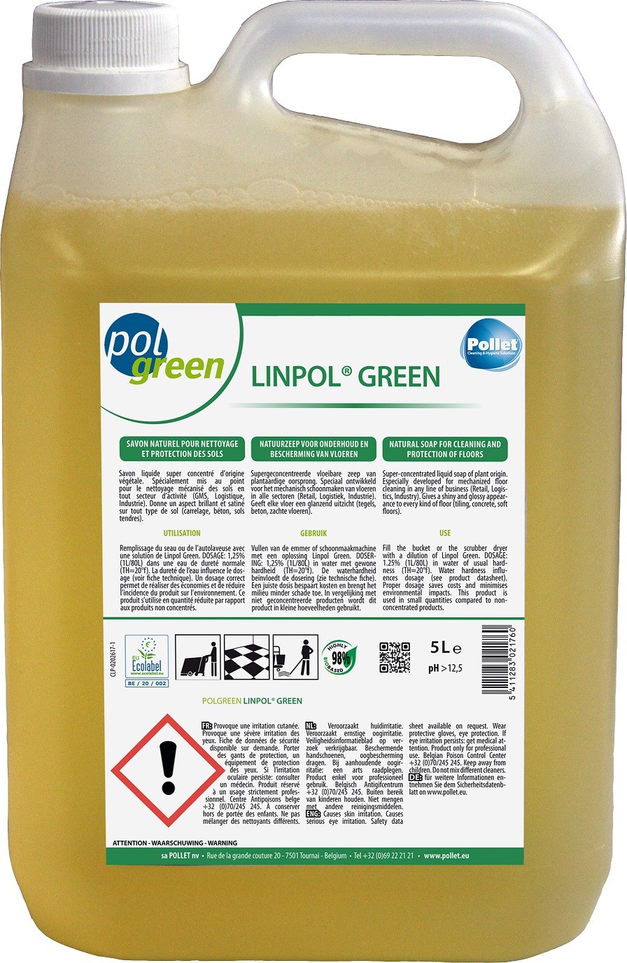 Pollet PolGreen Linpol Green (Vloer) Doos 4x5L
