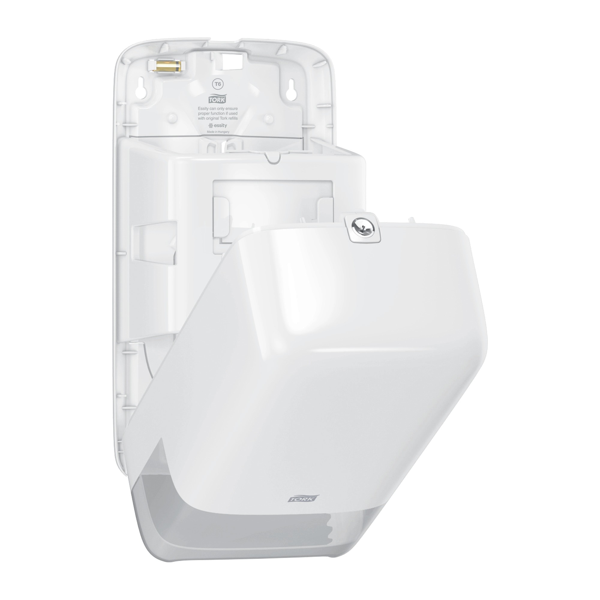 Tork Twin Mid-size Toiletroldispenser Wit T6 - Afbeelding 2