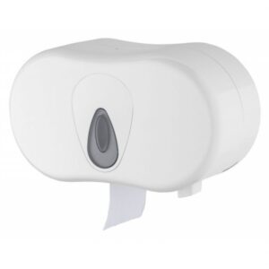 All Care PlastiQline 2-rols Toiletrolhouder Kunststof Wit (Standaard), PQTMDuo